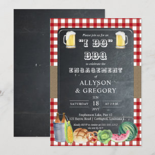 Rode landencontroles i Do BBQ Engagement Party Kaart