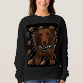 Rode langharige Doxies   Trui (Voorkant)