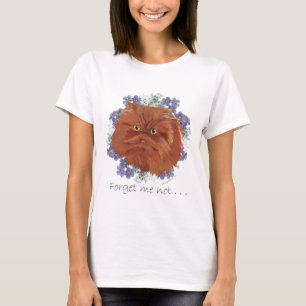 Rode Langharige Perzische Kat T-shirt