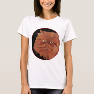 Rode Langharige Perzische Kat T-shirt