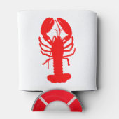 rode langoest Koelbox Blikjeskoeler (Achterkant)