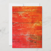 Rode langoest Low Country Boil Verjaardagsfeest Kaart (Achterkant)