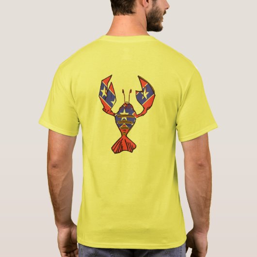 rode langoest t-shirt (Achterkant)