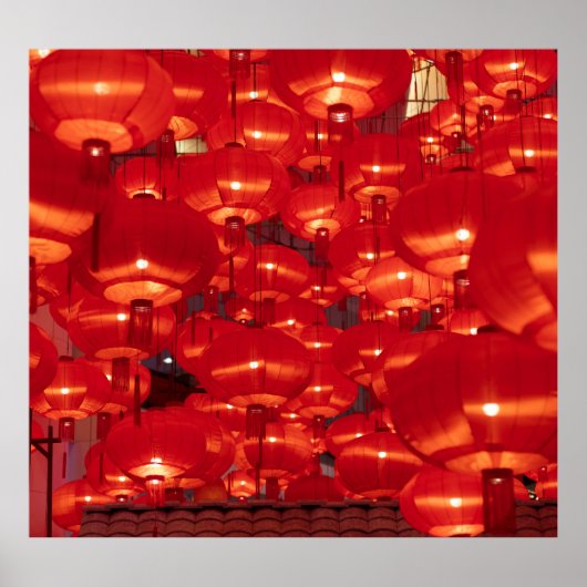 Rode Lantaarns Chinees Nieuwjaar Poster (Voorkant)