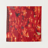 Rode Lantaarns Chinees Nieuwjaar Wandkleed (Voorkant (horizontaal))