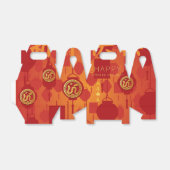 Rode Lantaarns Chinese Slang Nieuwjaar GFB gunstbo Bedankdoosjes (Uitgevouwen)