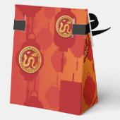 Rode Lantaarns Chinese Slang Nieuwjaar TFB gunstbo Bedankdoosjes (Achterkant)