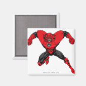 Rode lanthisterkorps - Rage Jump 1 Magneet (Voorkant / Achterkant)