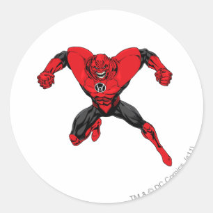 Rode lanthisterkorps - Rage Jump 1 Ronde Sticker