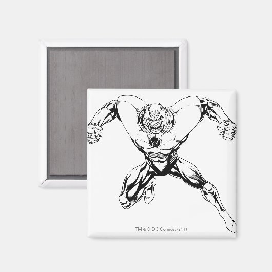 Rode lanthisterkorps - Rage Jump 3 Magneet (Voorkant / Achterkant)