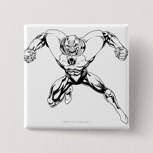 Rode lanthisterkorps - Rage Jump 3 Vierkante Button 5,1 Cm (Voorkant)