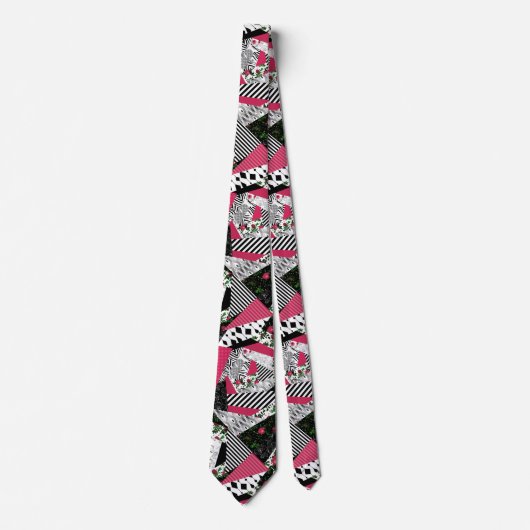 rode lappendeken, populair, lappendeken stropdas (Voorkant)