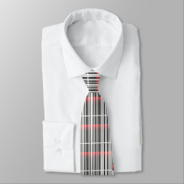 Rode Laser en Barcode Stropdas