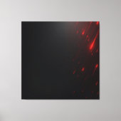 Rode Laser Regen Canvas Afdruk (Voorkant)