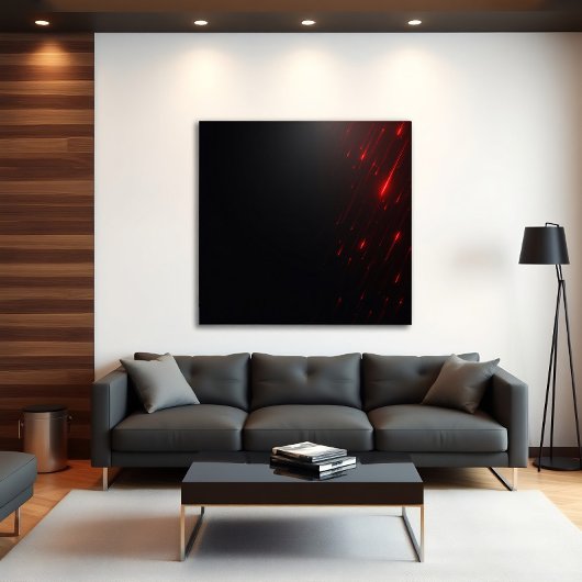 Rode Laser Regen Poster