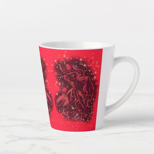 Rode latte Mokken die bij de Sterrennacht lopen (Rechts)