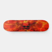 Rode lava barst scharnieren skateboard (Horizontaal)