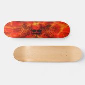 Rode lava barst scharnieren skateboard (Horizontaal)