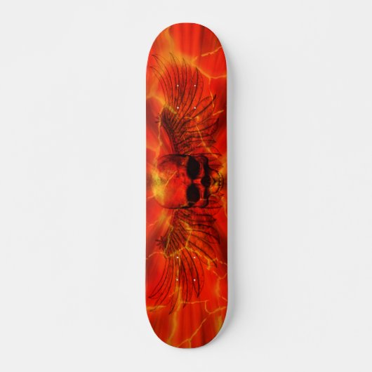 Rode lava barst scharnieren skateboard (Voorkant)