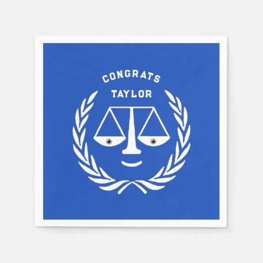 Rode law school diploma servet (Voorkant)