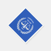 Rode law school diploma servet (Hoek)