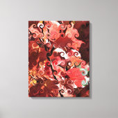 RODE LEAVES CANVAS AFDRUK (Voorkant)