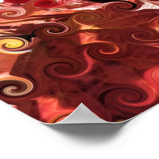 RODE LEAVES POSTER (Hoek)