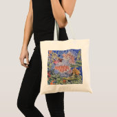 Rode Leeuwvis Tote Bag (Voorkant (product))