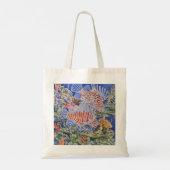 Rode Leeuwvis Tote Bag (Achterkant)