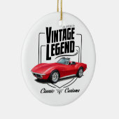 Rode  Legende Keramisch Ornament (Rechts)