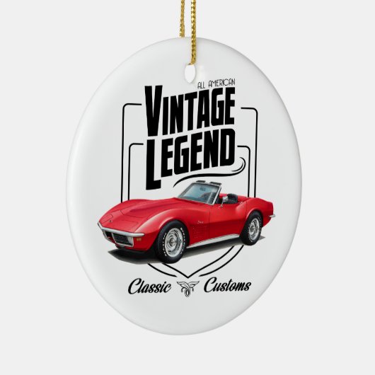 Rode  Legende Keramisch Ornament (Rechts)