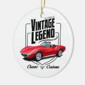 Rode  Legende Keramisch Ornament (Links)