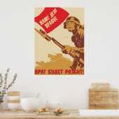 Rode Leger Poster (Keuken)