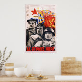 Rode Leger van de Sovjet-Unie 1948 Poster (Keuken)