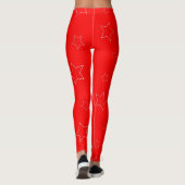 Rode Leggings (Achterkant)