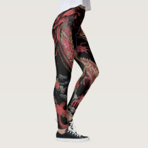 RODE LEGGINGS DRAGEN