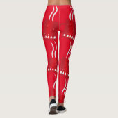 Rode Leggings van het nieuwe jaar (Achterkant)