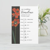 Rode Lelie Nederlandse Meester Schilderij Programmakaart (Staand voorkant)