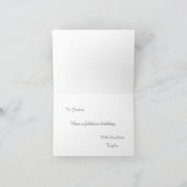 Rode Lelies  Verjaardag Kaart (Binnen)