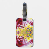 Rode lente bagagelabel (Achterkant verticaal)