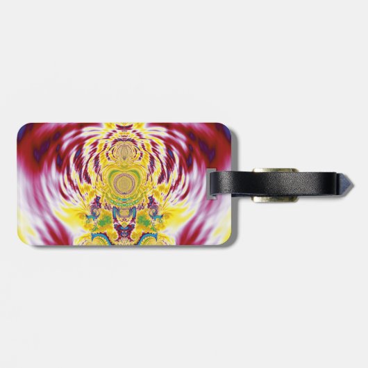 Rode lente bagagelabel (Achterkant horizontaal)