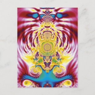 Rode Lente Briefkaart