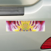 Rode Lente Bumpersticker (Op auto)