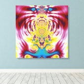 Rode lente canvas afdruk (Insitu (Houten vloer))