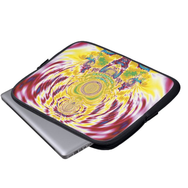 Rode Lente Laptop Sleeve (Voorkant onderkant)