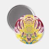 Rode lente magneet (Voorkant / Achterkant)