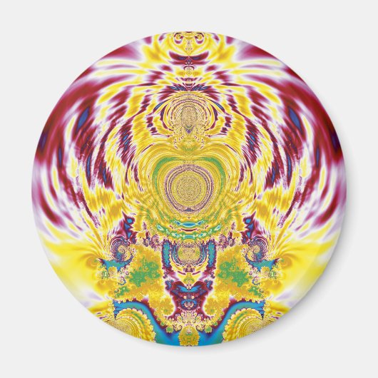 Rode lente magneet (Voorkant)