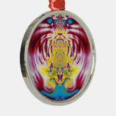 Rode Lente Metalen Ornament (Rechts)
