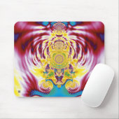 Rode lente muismat (Met muis)