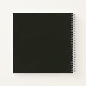 rode lentebloem  notitieboek (Achterkant)